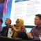 SOROTAN:Presiden Direktur dan CEO XL Axiata, Dian Siswarini mengumumkan XL Axiata dan Smartfren resmi merger di Jakarta, Rabu (11/12). (ist)
