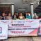 PEDULI : Tim RAI Hergun, saat menyalurkan bantuan kepada para penyintas bencana alam di Kabupaten Sukabumi pada Selasa (10/12).(FOTO : UNTUK RADAR SUKABUMI)