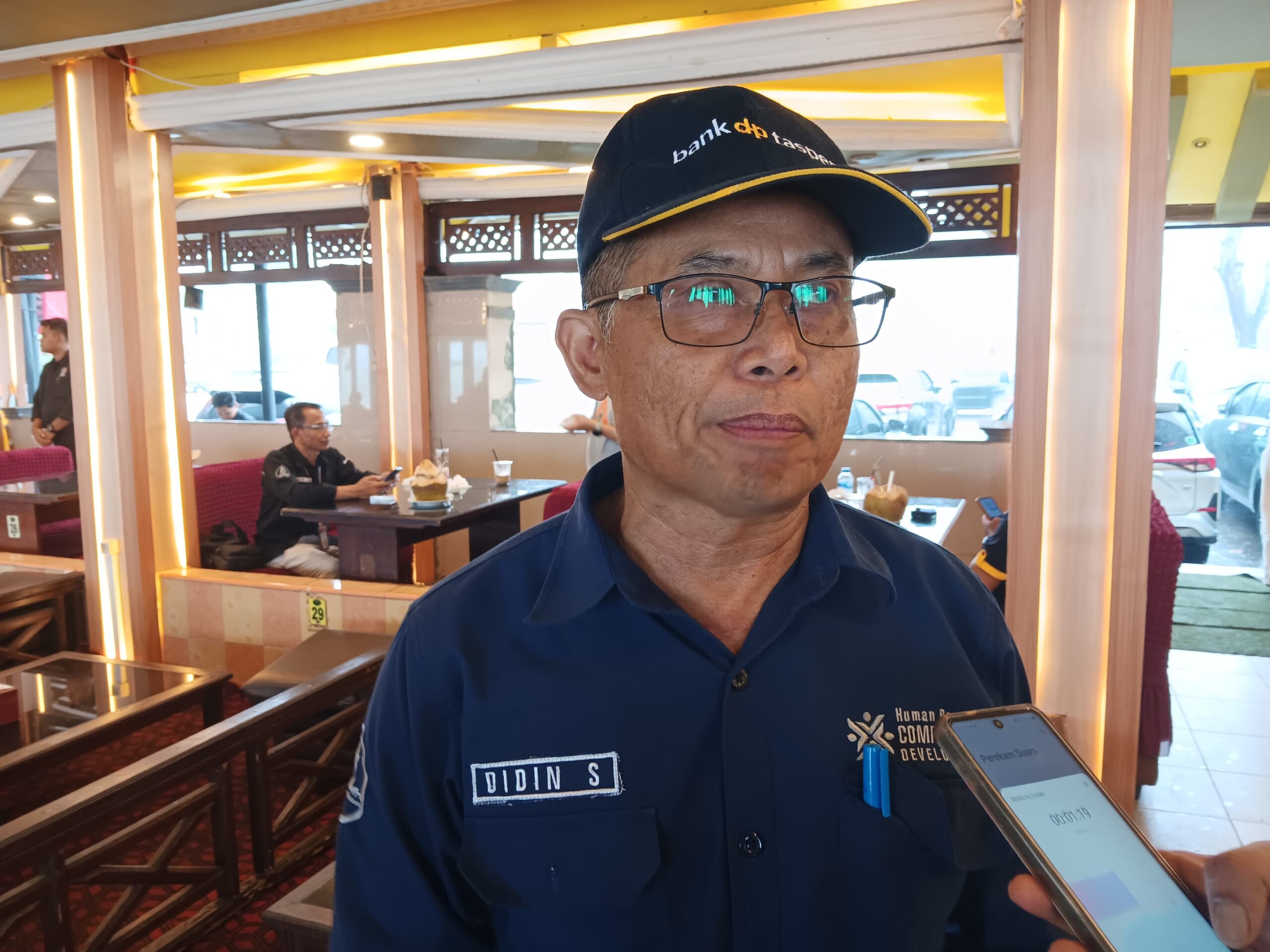 DIWAWANCARA: Kepala BKPSDM Kota Sukabumi, Didin Syaripudin saat diwawancara Radar Sukabumi, belum lama ini.(FT: BAMBANG/RADARSUKABUMI)