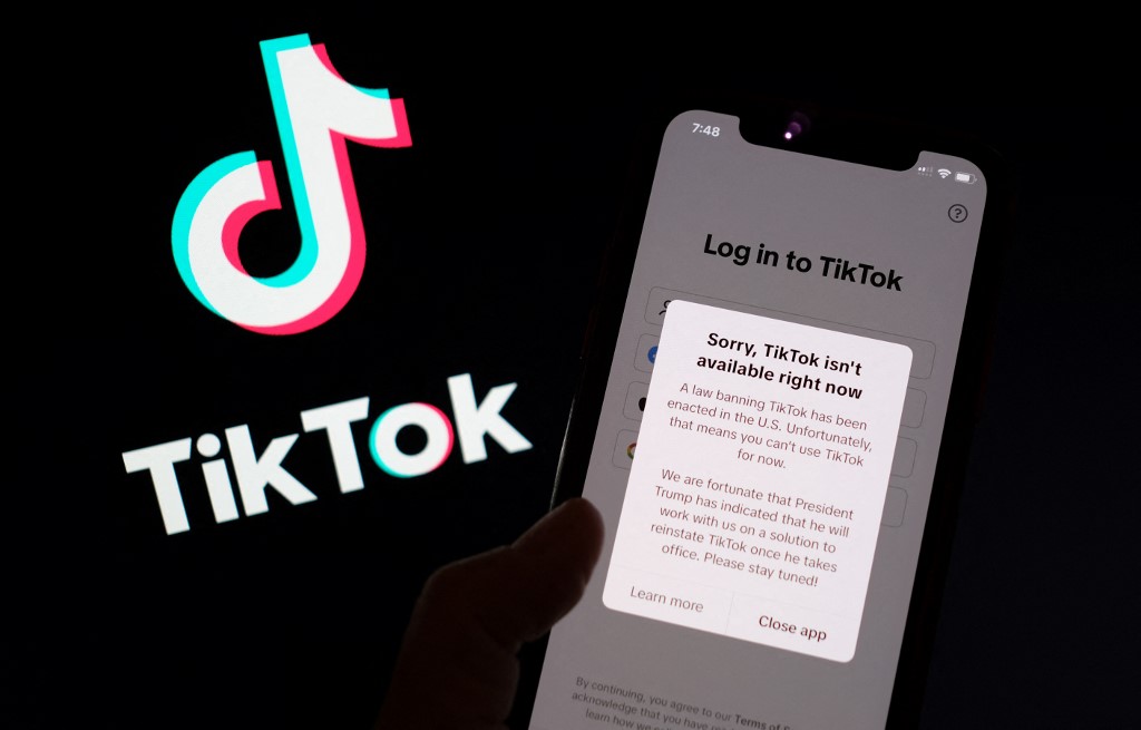 Pengguna TikTok di Amerika Serikat tak lagi bisa akses TikTok-Chris Delmas/AFP-