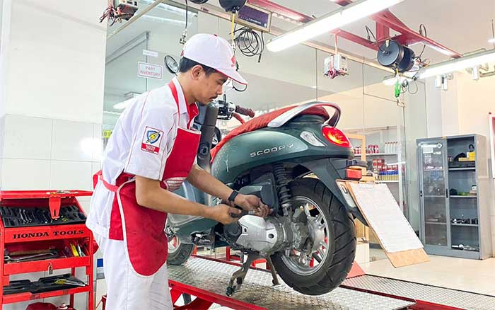 Air Filter di Sepeda Motor