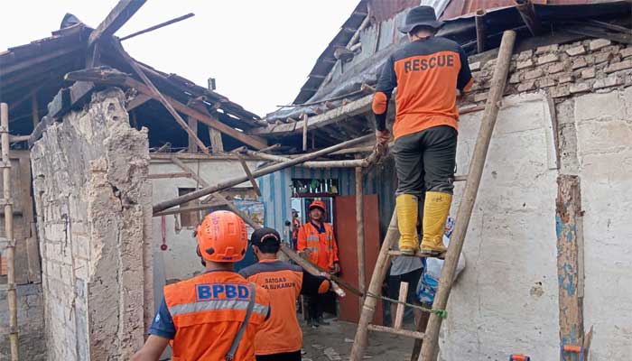 BPBD Kota Sukabumi Kerja Bakti
