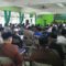 MENYIMAK : Ratusan ulama saat mengikuti Multaqo Alim Ulama di Gedung Islamic Centre Cisaat (GICC), Kecamatan Cisaat, Kabupaten Sukabumi, pada Senin (20/01).(FOTO : UNTUK RADAR SUKABUMI)