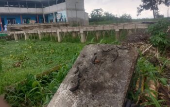 DIRUSAK : Kondisi bangunan SD IT Al-Izz, di Kampung Cikaret, Goalpara, Desa Sukamekar, Kecamatan Sukaraja, Kabupaten Sukabumi, dibobol maling.(FOTO : UNTUK RADAR SUKABUMI)