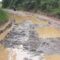 Jalan Ciemas Sukabumi Rusak Parah