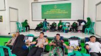 Personel TNI Kodim 0622 Kabupaten Sukabumi Sedot Darah