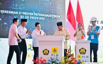 Presiden Prabowo Meresmikan PLTA Jatigede,