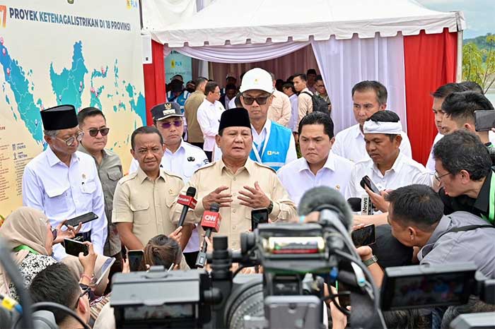 Presiden Prabowo Resmikan Proyek Strategis Ketenagalistrikan