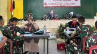 HUT Resimen Armed 1 Sthira Yudha, Yonarmed 13 Naggala Kostrad Gelar Donor Darah