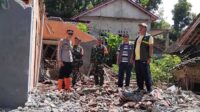 Rumah Warga Tegalbuleud Sukabumi Ambruk