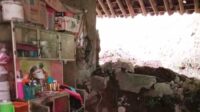 Terdampak Gempa Sukabumi Dinding Dapur Rumah Warga Simpenan Ambruk