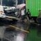 Truk di Jalan Sukabumi Cianjur Seruduk Empat Kendaraan