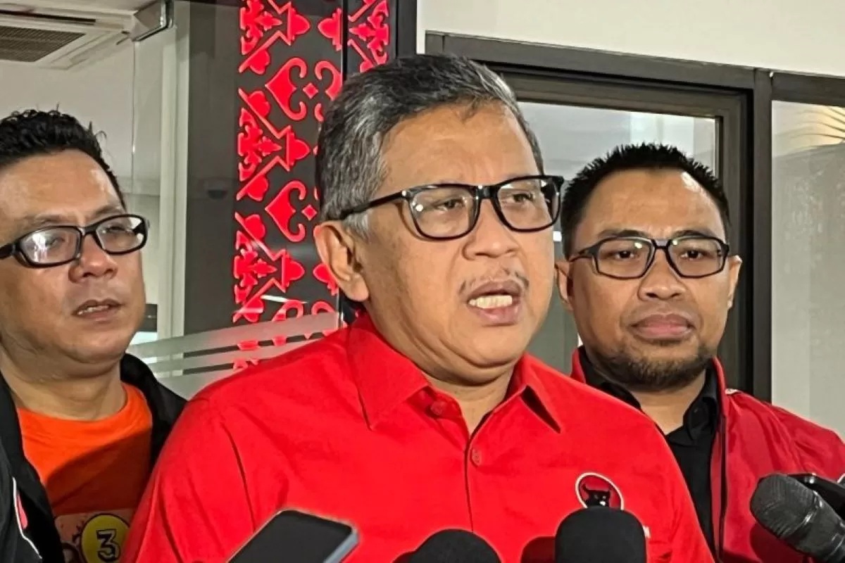 Sekjen PDIP Hasto Kristiyanto. (Narda Margaretha Sinambela)