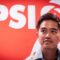 Ketua Umum PSI Kaesang Pangarep bersiap memberikan keterangan pada konperensi pers dukungan Pilkada 2024 di Jakarta, Kamis (18/7/2024). 