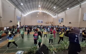 Ikatan Guru Olahraga Nasional (IGORNAS) menggelar pelatihan Senam Anak Indonesia Hebat dalam rangka mendukung program Kementerian Pendidikan Dasar dan Menengah terkait tujuh kebiasaan anak Indonesia, salah satunya adalah rajin berolahraga.(FOTO : dok/radarsukabumi)