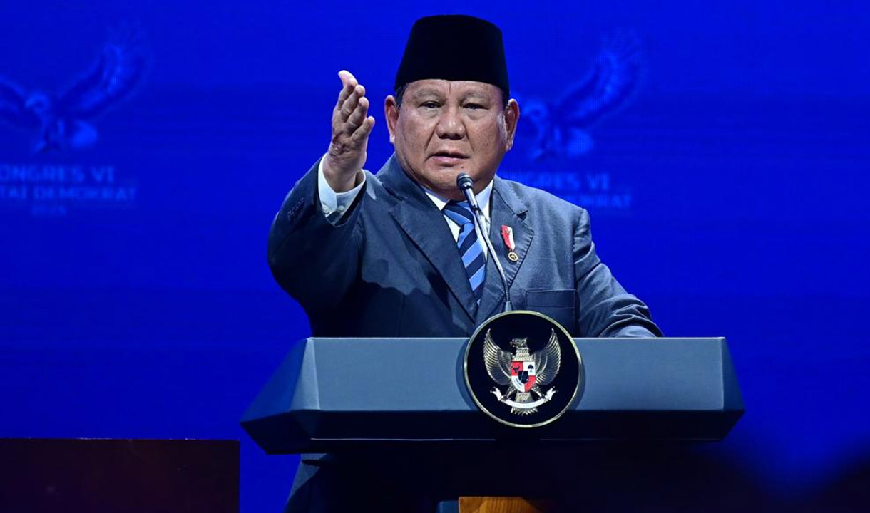 Presiden Prabowo Subianto menegaskan dirinya tak akan maju lagi di Pilpres 2029 jika merasa tidak puas atas kinerjanya di tahun keempat pemerintahannya nanti.-setpres-