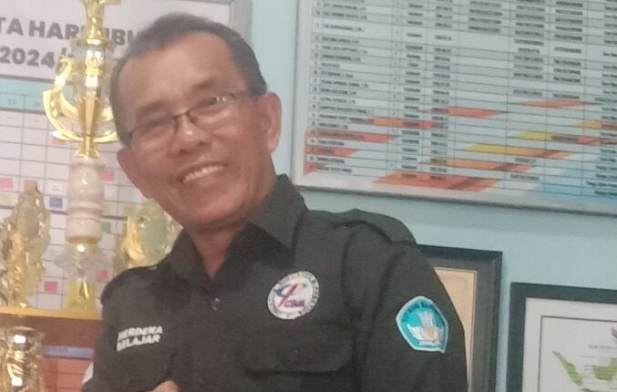 Ketua Kelompok Kerja Kepala Sekolah (K3S) Kecamatan Lembursitu, Jaji Suhendi