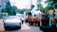 BSI Luncurkan Mobil Operasional Listrik dan Digital Carbon Tracking Pada Milad ke-4