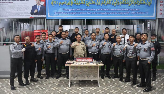 Lapas Sukabumi Razia Kamar Hunian Napi, Deteksi Dini Gangguan Kamtib