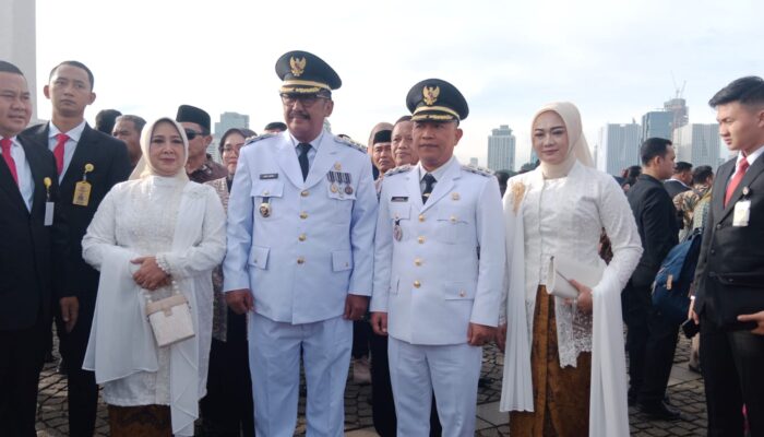 Moment Asep Japar dan Andreas Jadi Bupati-Wakil Sukabumi