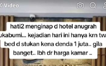 Pengunjung Hotel Anugrah Sukabumi Kena Denda