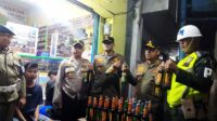 Satpol PP Kota Sukabumi Sita 104 Miras Berbagai Merk