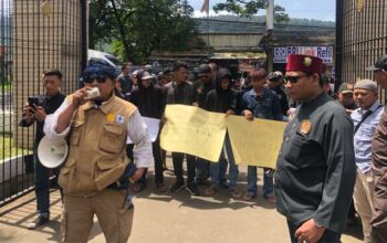 TM dan GNB Geruduk Kejari Sukabumi