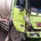 Truk Nyungseb di Pasirsuren Sukabumi