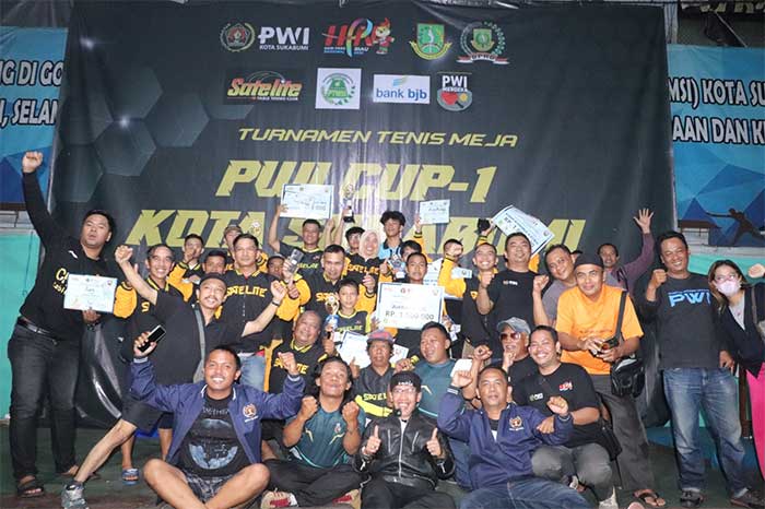 Turnamen Tenis Meja PWI Cup-1 Kota Sukabumi