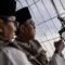 Tim Hisab Rukyat melakukan pemantauan hilal di Monumen Nasional, Jakarta, Jumat (28/2/2025). Pemantauan hilal tersebut untuk menetapkan awal bulan Ramadhan 1446 Hijriah. (Bayu Pratama S)