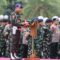 Panglima TNI Jenderal TNI Agus Subiyanto menyampaikan arahan saat upacara gelar Operasi Penegakan Ketertiban (Gaktib) dan Yustisi Polisi Militer TNI 2025 di Mabes TNI, Cilangkap, Jakarta, Senin (10/2/2025). (ASPRILLA DWI ADHA)