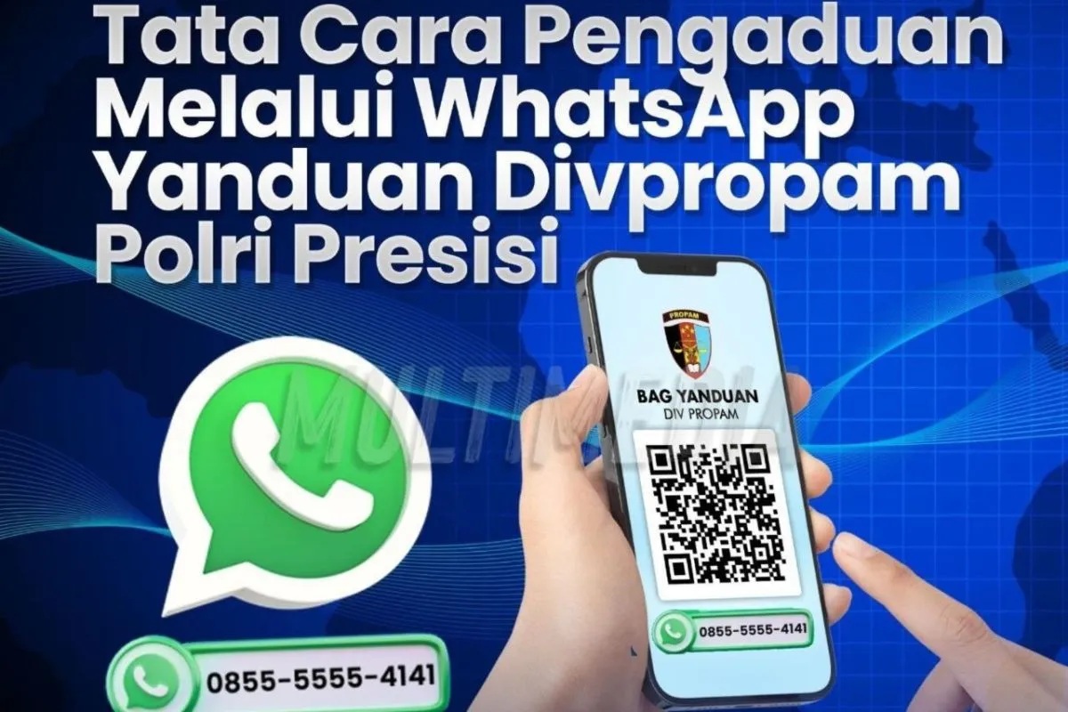Tangkapan layar - Poster layanan pengaduan Divisi Propam Polri. (@Divpropam)