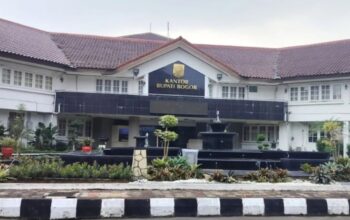 Kompleks perkantoran pemerintah daerah di Cibinong, Kabupaten Bogor, Jawa Barat.