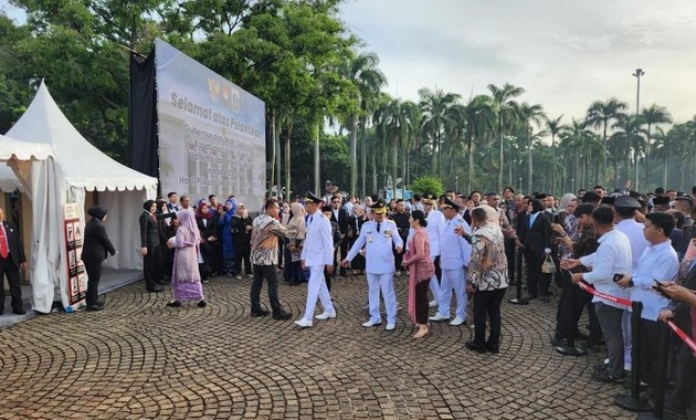 Presiden RI Prabowo Subianto bakal melantik 961 kepala daerah terpilih di Pilkada 2024 Istana Negara pada Kamis, 20 Februari 2025. Deputi Bidang Protokol, Pers, dan Media Sekretariat Presiden,