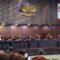 Sidang pengucapan putusan akhir sengketa Pilkada 2024 di Gedung I Mahkamah Konstitusi, Jakarta, Senin (24/2/2025). (Fath Putra Mulya)