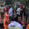 Petugas melakukan penanganan jembatan amblas di Desa Tajur, Citeureup, Kabupaten Bogor, Jawa Barat, Kamis (27/2/2025). (BPBD Kabupaten Bogor)