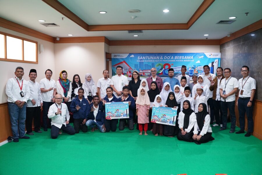 Sambut HUT ke-28 Pertamina Patra Niaga, Regional JBB Adakan Santunan dan Doa Bersama