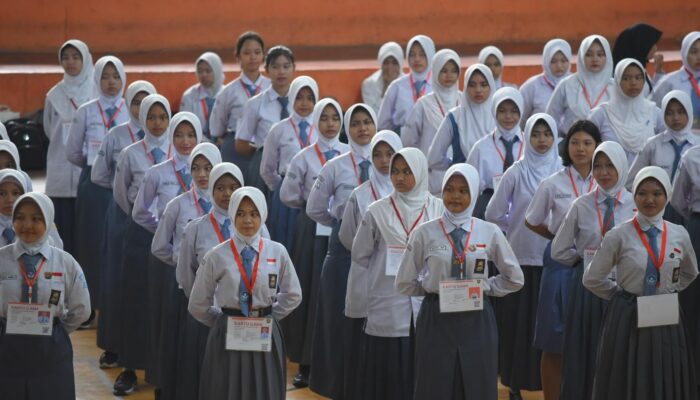 Ratusan Calon Paskibraka Kota Sukabumi Ikuti Seleksi 
