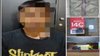 Potret Pelaku Embat Karung Paket Saat Ditinggal Kurir