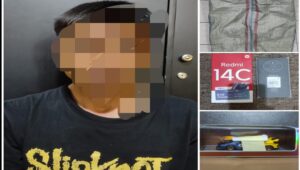 Potret Pelaku Embat Karung Paket Saat Ditinggal Kurir
