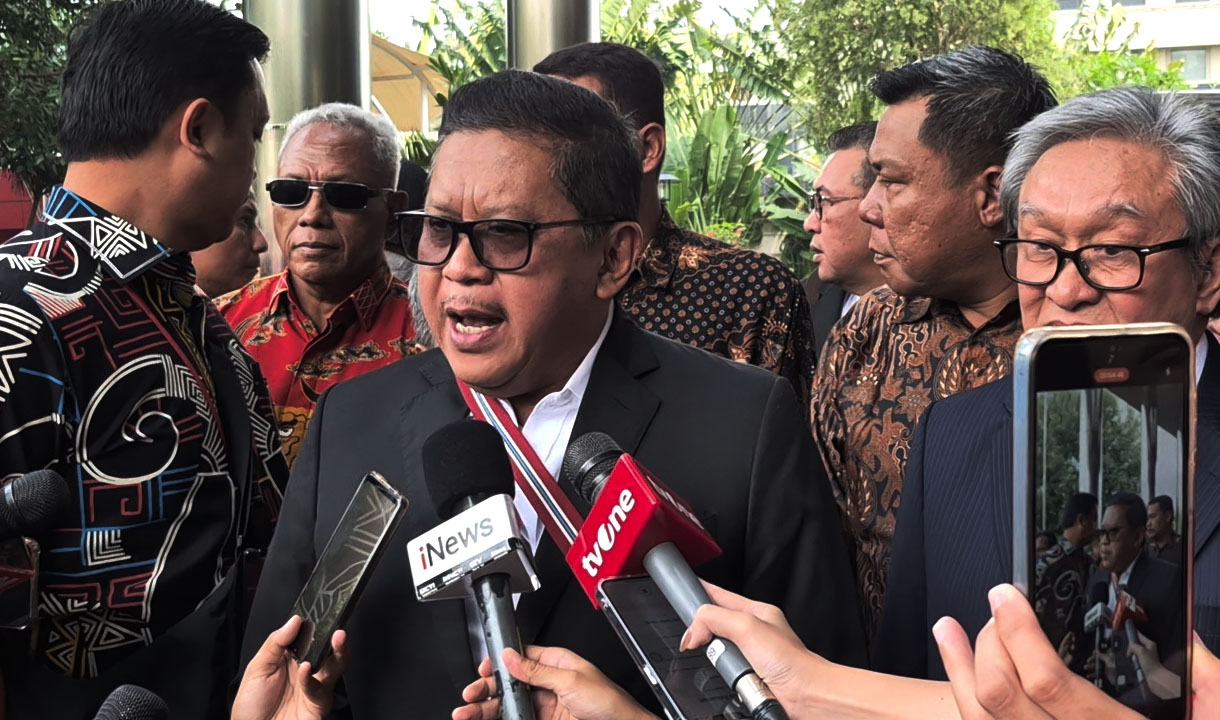 Sekretaris Jenderal PDIP, Hasto Kristiyanto memenuhi panggilan penyidik Komisi Pemberantasan Korupsi (KPK). -ayu novita -