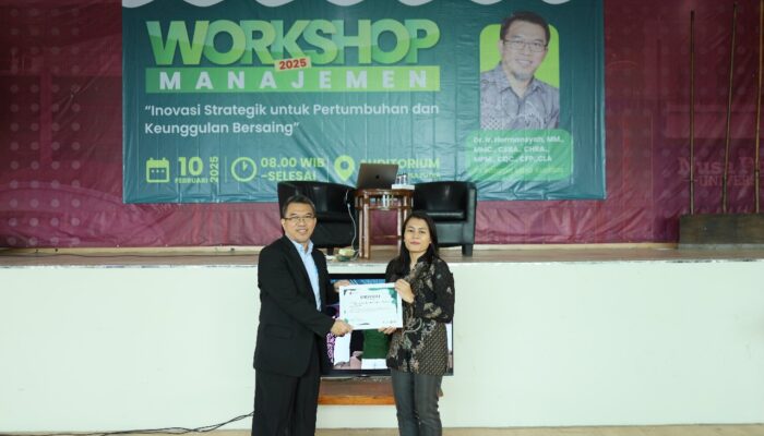 Workshop Manajemen 2025 Sukses Digelar, Nusa Putra University Hadirkan Praktisi Industri