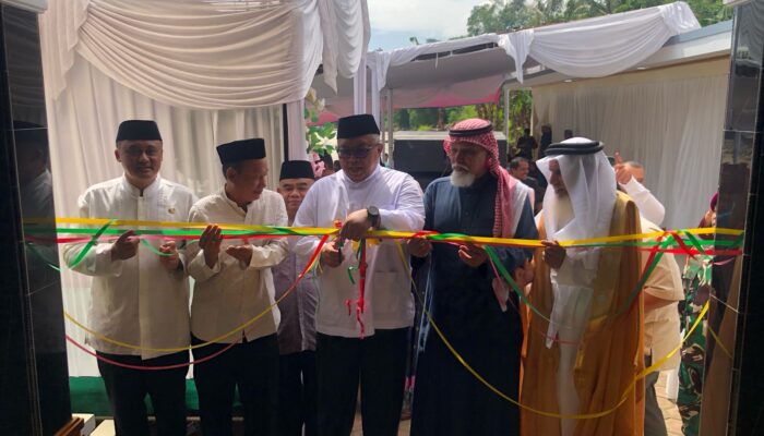 Pesan Bupati Sukabumi Saat Resmikan Masjid Jami Al-Hujaili di Padabeunghar