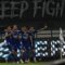 Penyerang Persib Bandung Ryan Kurnia melakukan Selebrasi Gol usai mencetak Gol ke gawang Persik Kediri di Stadion Gelora Bandung Lautan Api, Kota Bandung, Rabu (5/3).