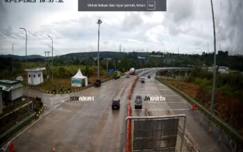 Pada H-2 menjelang Hari Raya Idul Fitri, Sabtu (29/3/2025), Pantauan CCTV volume arus mudik di Tol Bogor-Ciawi-Sukabumi (Bocimi)