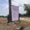 Plang yang terpasang di area Eksekusi lahan seluas 1 hektar lahan.(FOTO : NANDI/ RADARSUKABUMI)