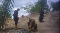 Jalan Utama di Sagaranten Terdampak Pergerakan Tanah, Dinas PU Bikin Jalan Baru 