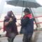 Bupati Sukabumi Asep Japar Saat meninjau jembatan Bojong Kopo, Desa Cidadap, Kecamatan Simpenan.(FOTO : NANDI/ RADARSUKABUMI)
