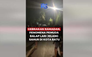 Fenomena Pemuda Balap Lari Jelang Sahur di Kota Batu