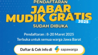 Catat Jadwal, Cara Daftar dan Rute Mudik Gratis Pemprov Jabar 2025: Kuota Hanya 1872 Kursi